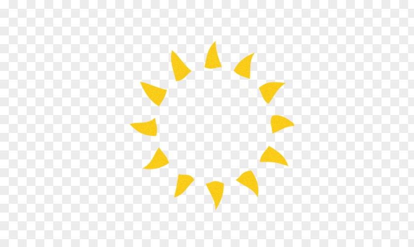 Cartoon Sun Symmetry Yellow Area Angle Pattern PNG