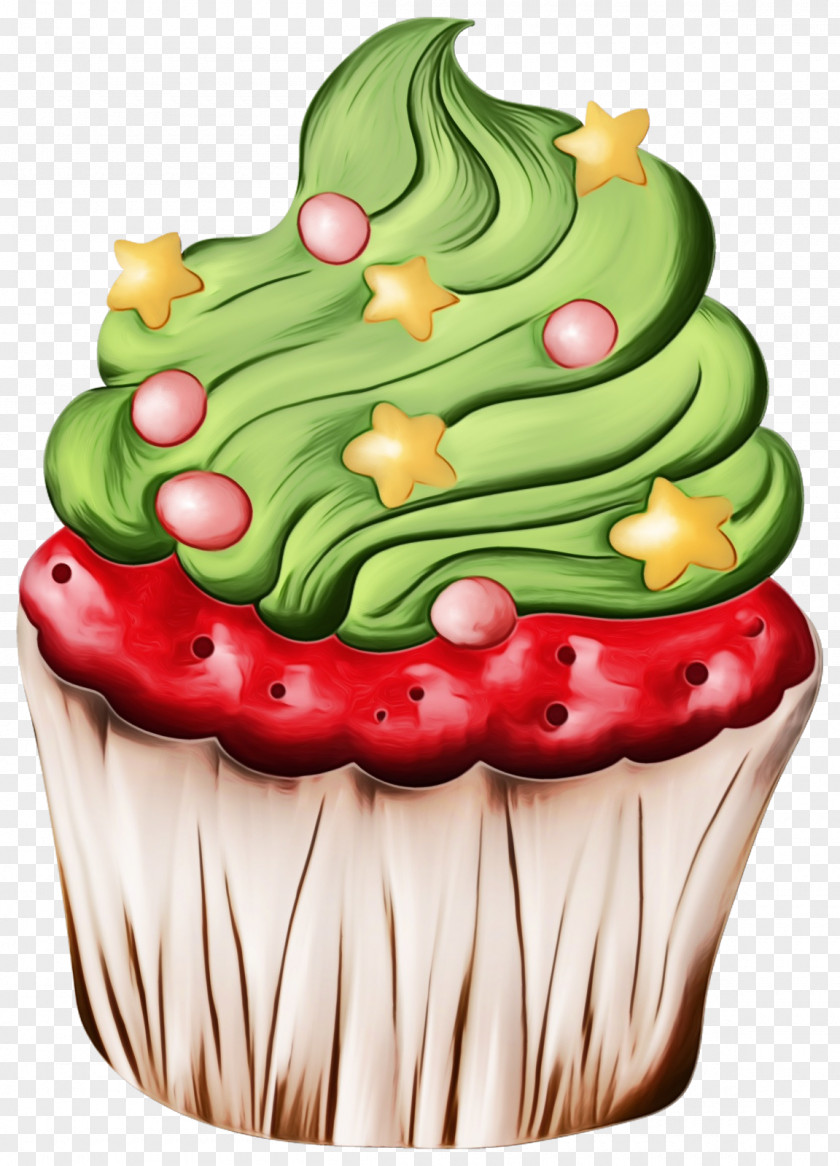 Christmas Tree Muffin PNG
