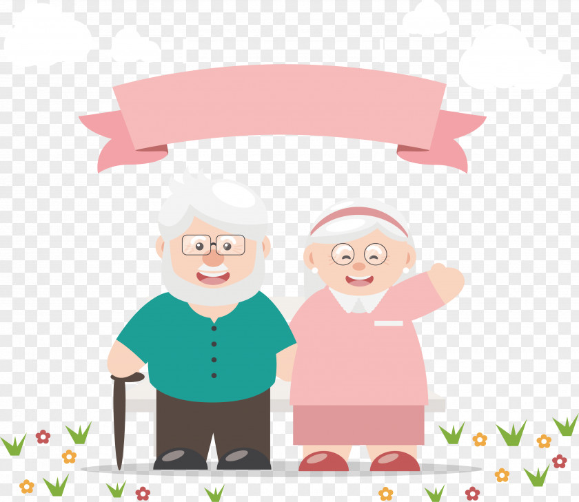 Hairy White Couple Clip Art PNG