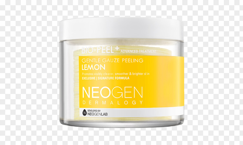 Lemon Peel Neogen Bio-Peel Gauze Peeling Exfoliation Skin Care Cleanser PNG