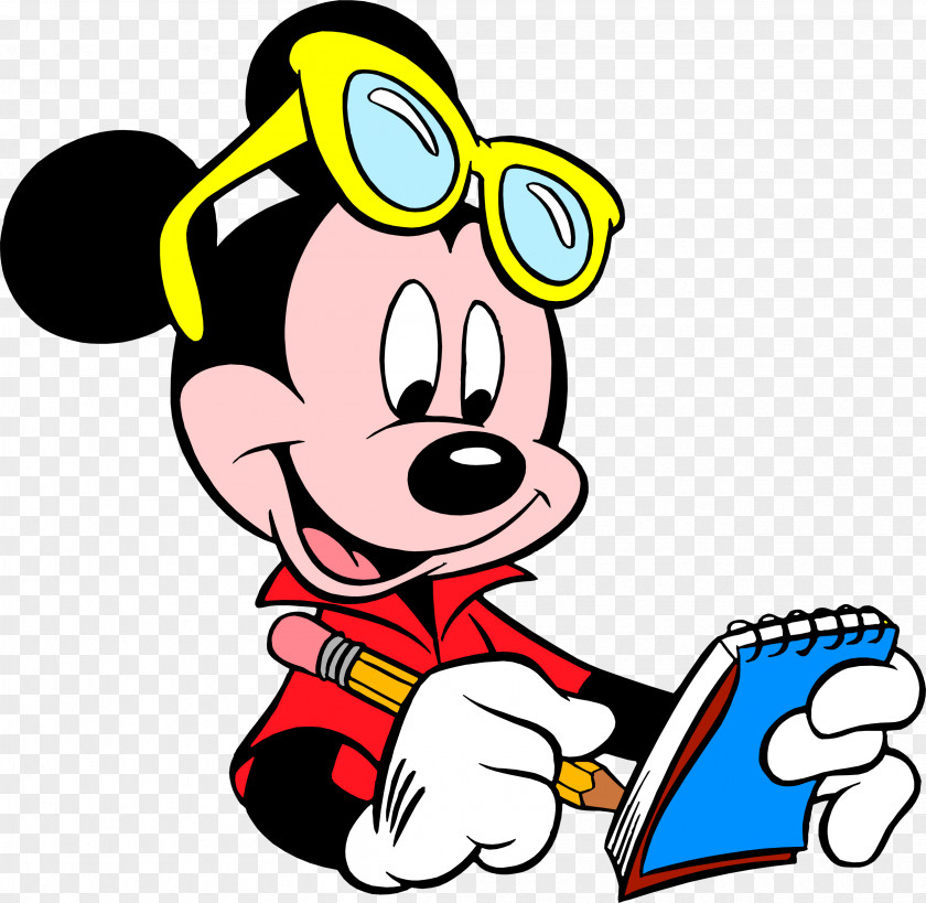 Mickey Mouse Child Verb Writing Kindergarten PNG