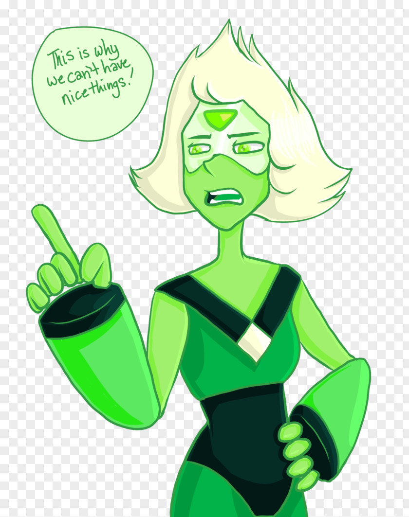 Shinigami Peridot Green Fan Art PNG