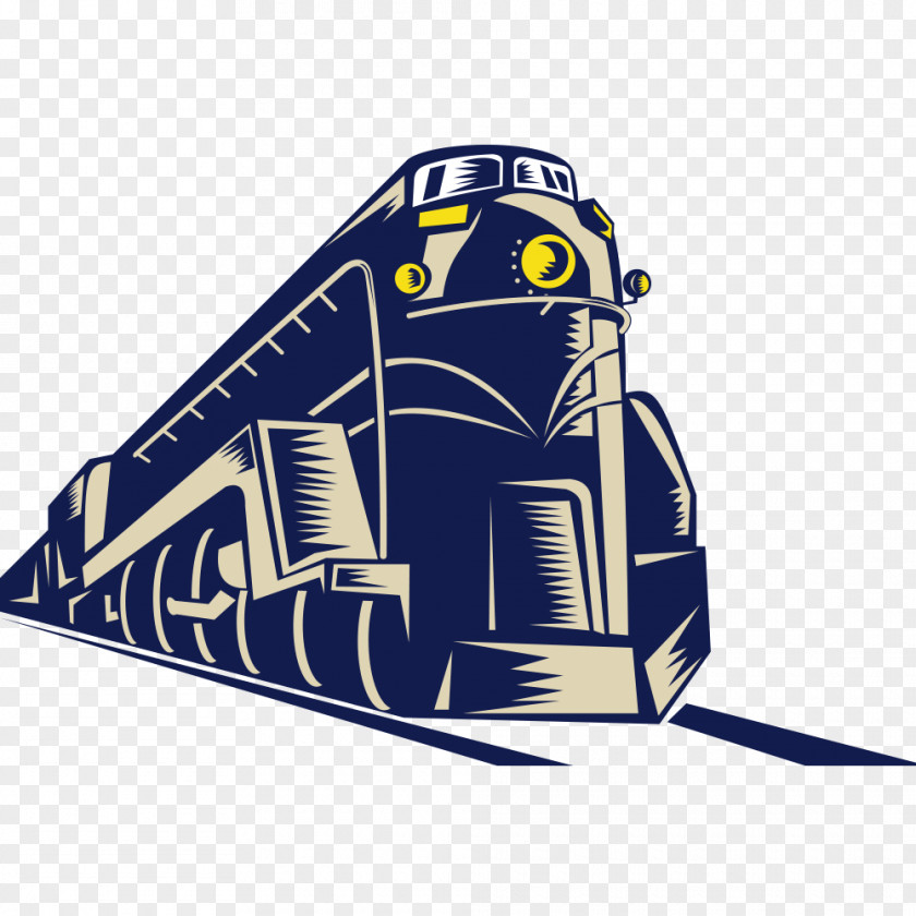 Train Rail Transport Decal Sticker Locomotive PNG