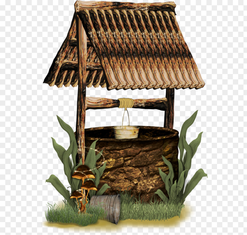 Water Well Bird Supply Background PNG