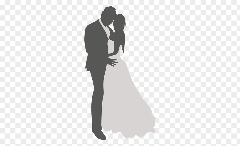 Wedding Couple Silhouette Dance PNG