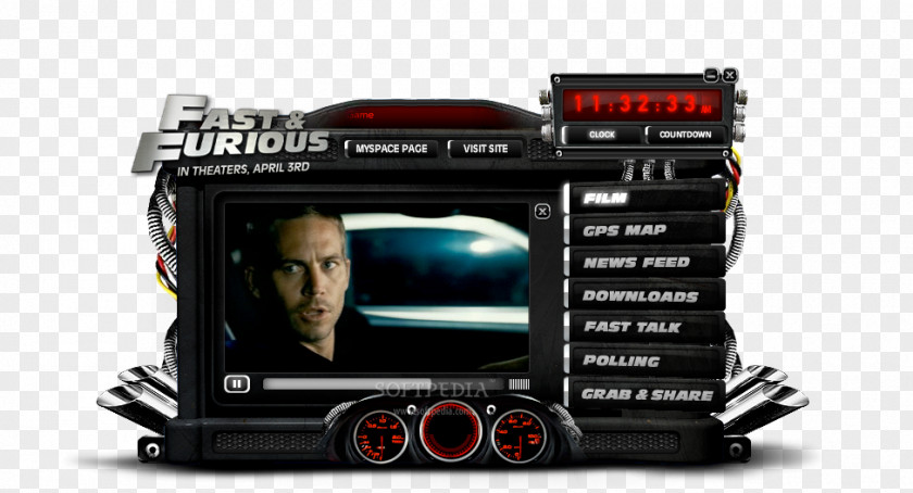 Youtube The Fast And Furious YouTube Trailer Video Film PNG