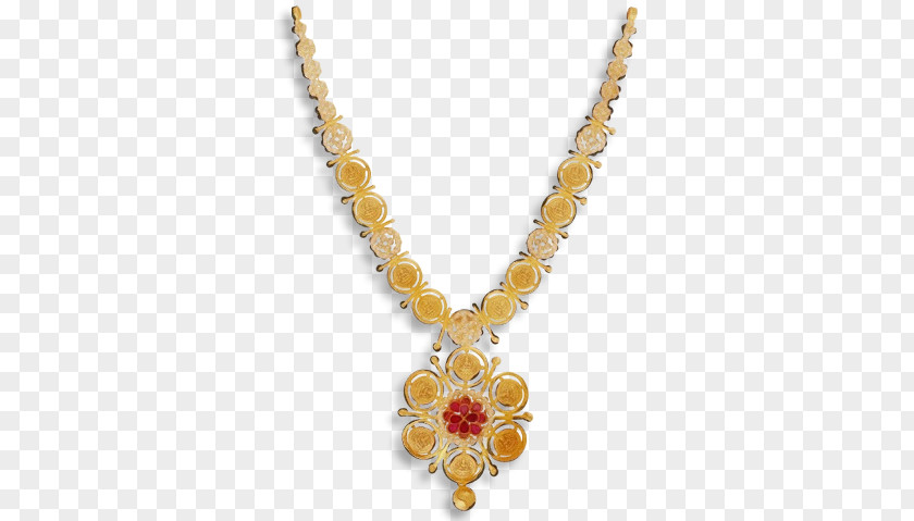 Neck Gemstone Jewellery Necklace Fashion Accessory Pendant Yellow PNG