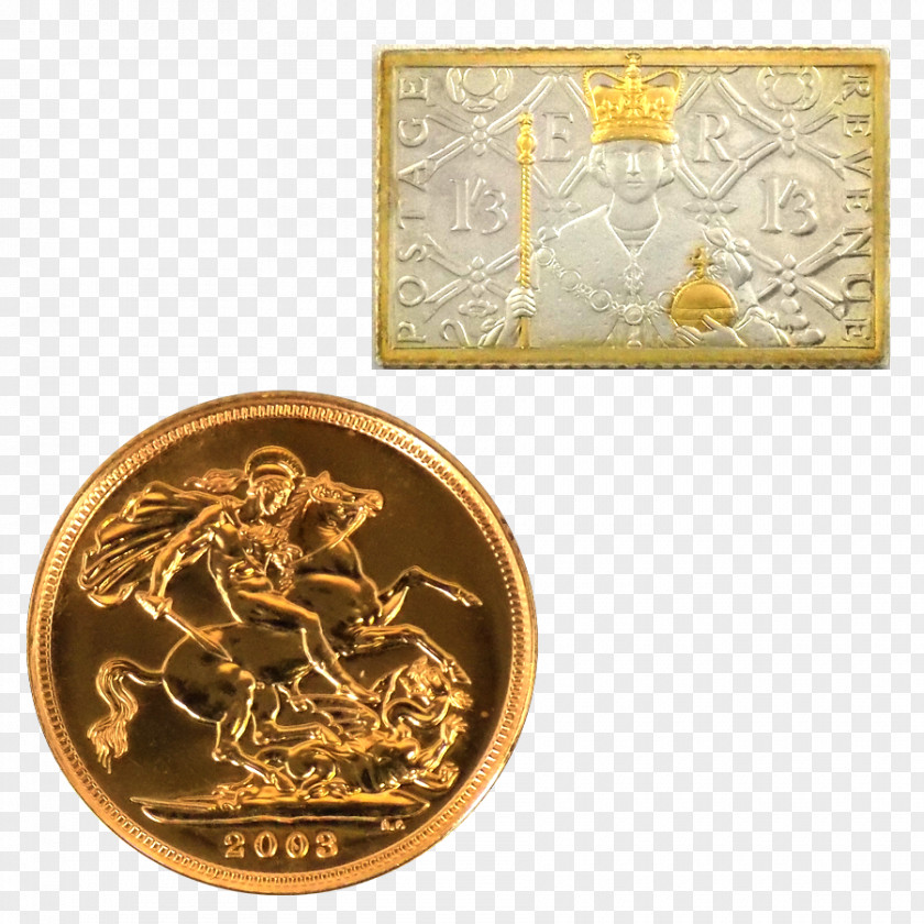 Anniversary Of The Coronation Coin Gold PNG