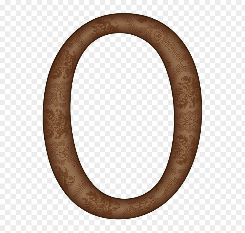 Capital Letter O Copper PNG
