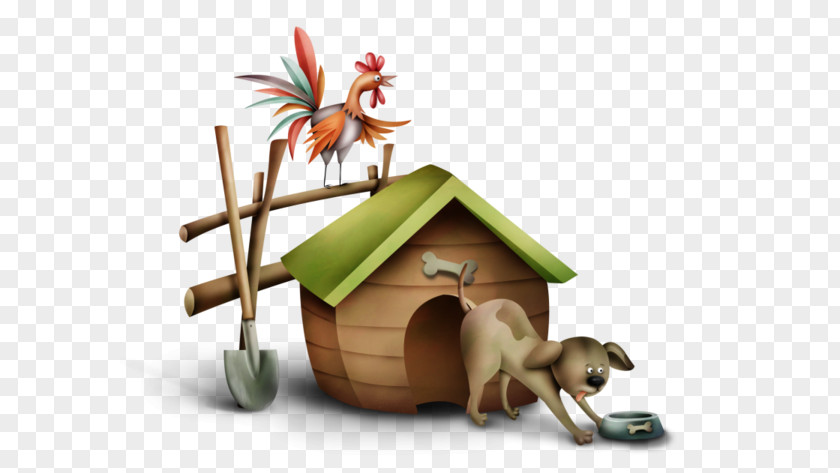 Cartoon Cute Little House Dog Cock Clip Art PNG