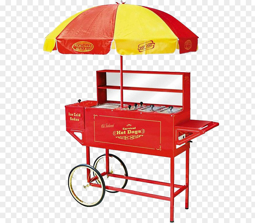 Hot Dog Cart Barbecue Hamburger Stand PNG