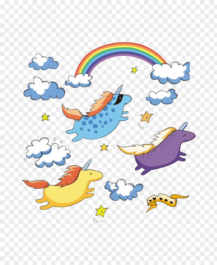 Rainbow Unicorn Curtain Fairy Tale Shower Shutterstock PNG