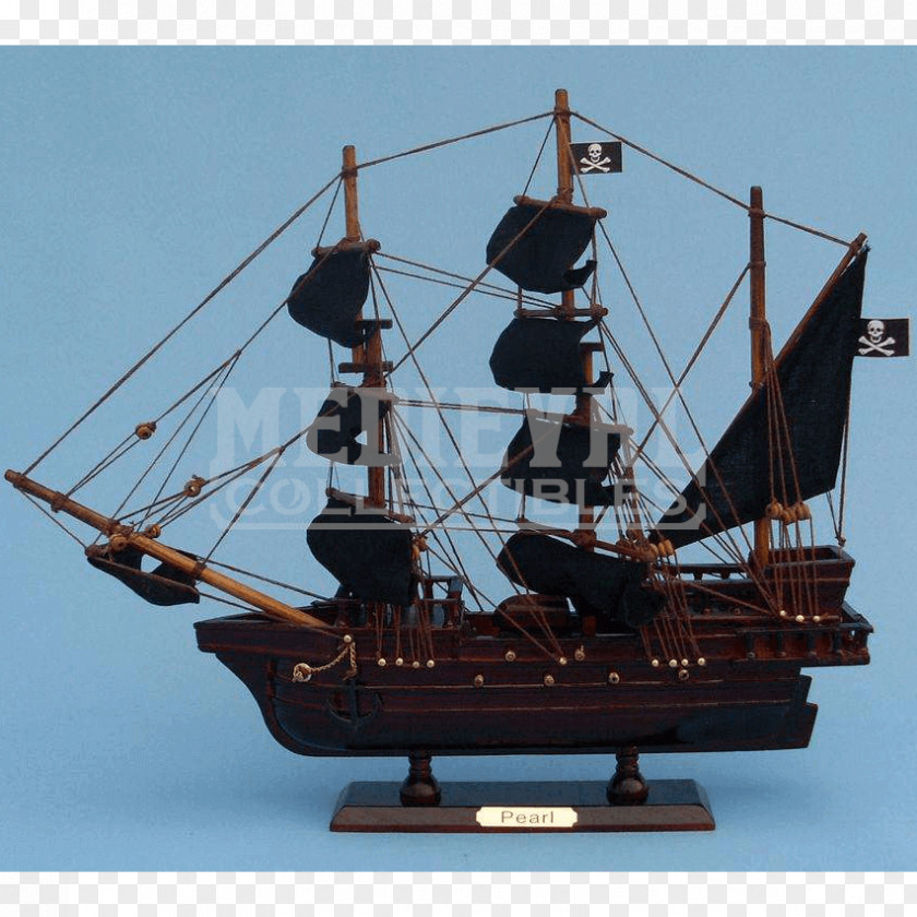 Ship Replica Queen Anne's Revenge Model Boat Piracy PNG