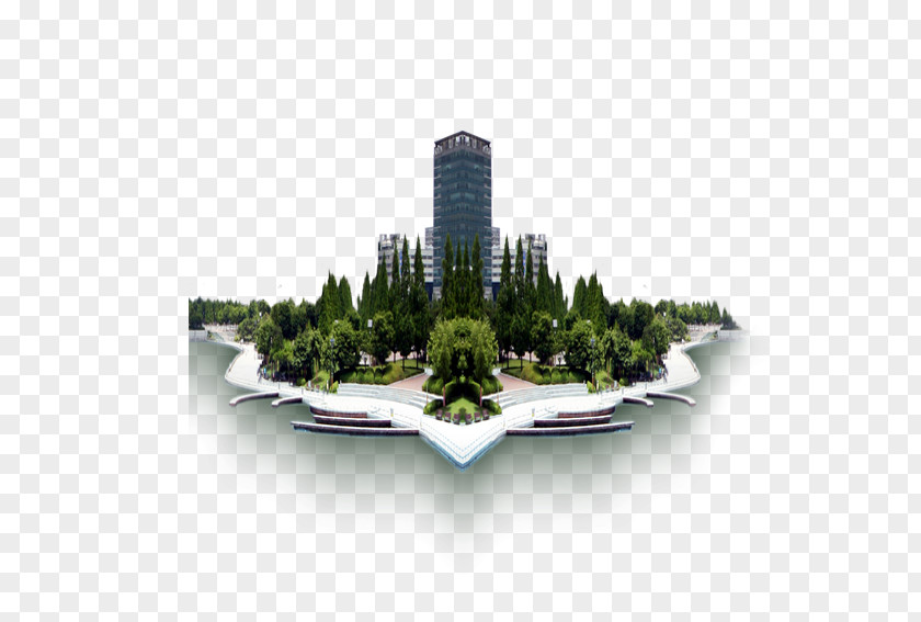 South Korean High-rise And Forest Korea Download PNG