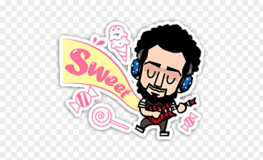 Stiker Bussid Sticker Pink M Character Fiction Clip Art PNG