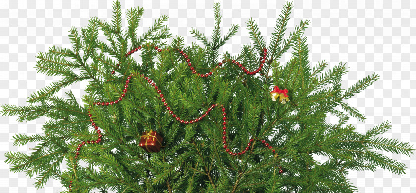 Tinsel New Year Tree Christmas Ornament Clip Art PNG