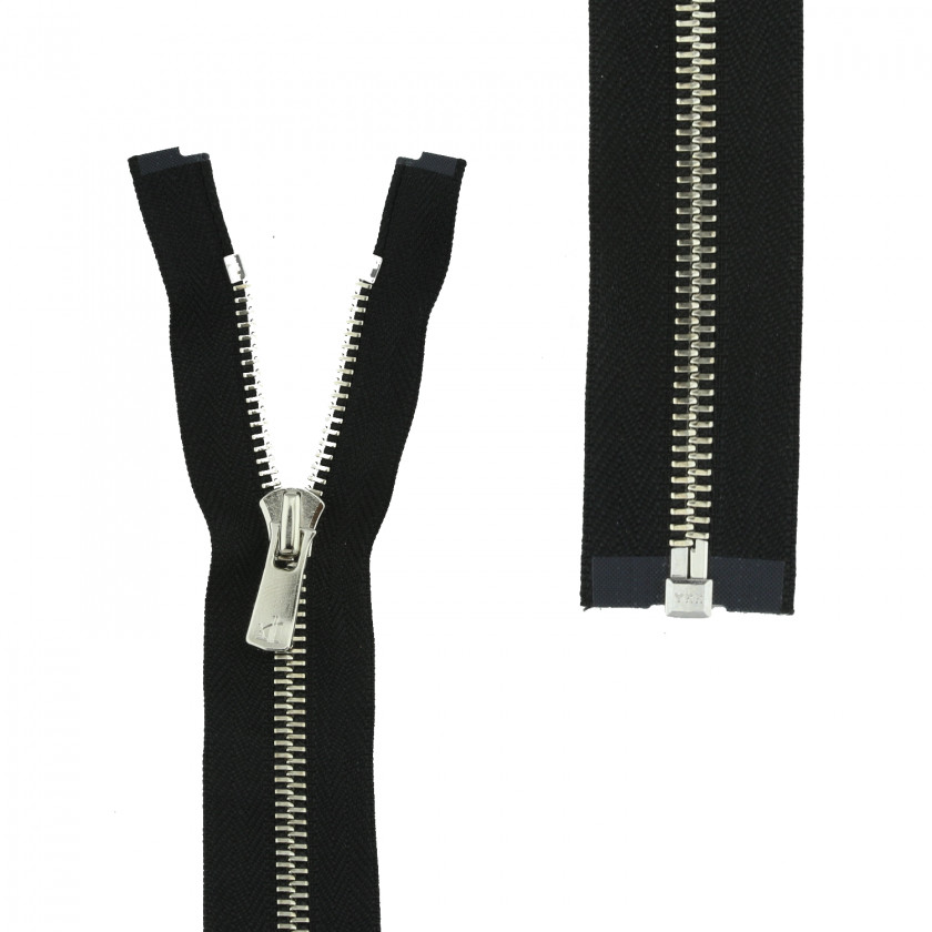 Zipper Chitila Metal YKK Nickel PNG