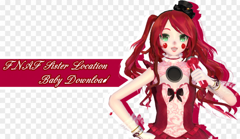 Five Nights At Freddy's: Sister Location MikuMikuDance Infant Child PNG at Child, Girl circus clipart PNG