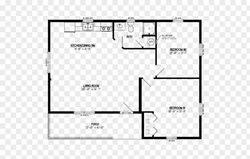 House Plan Log Cabin Floor PNG