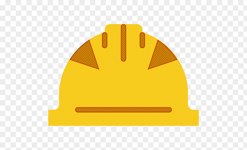 Personal Protective Equipment Yellow Font Hat PNG