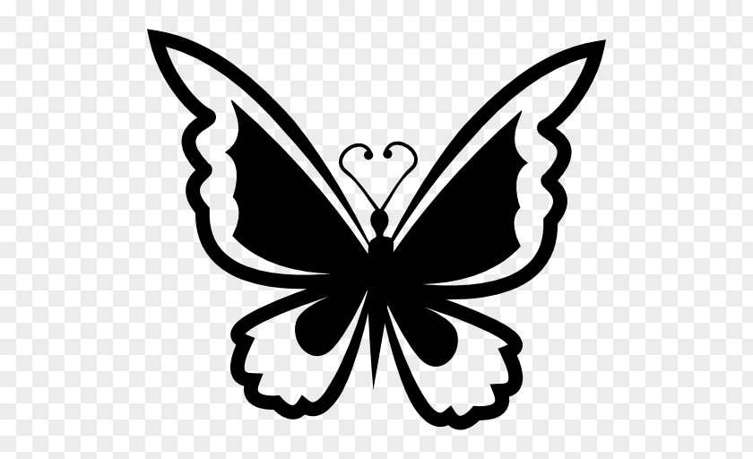 Tattoo Symbol Butterfly Moths And Butterflies Black-and-white Wing Pollinator PNG