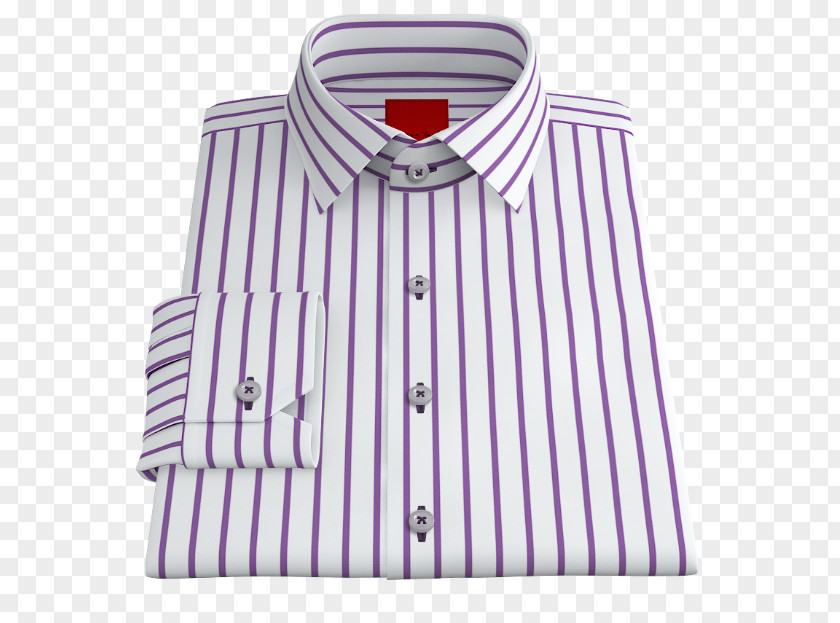 Twill Dress Shirt Clothing Pink White Purple PNG