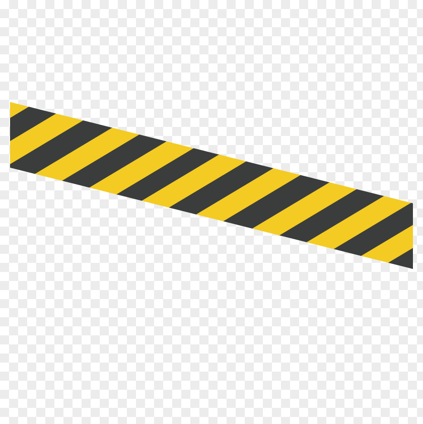 Vector Yellow Black Belt Barricade Tape And Icon PNG