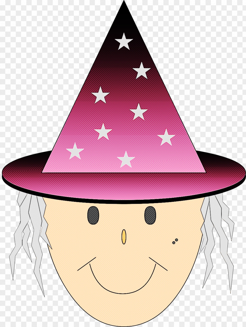 Witch Hat Smile Party PNG
