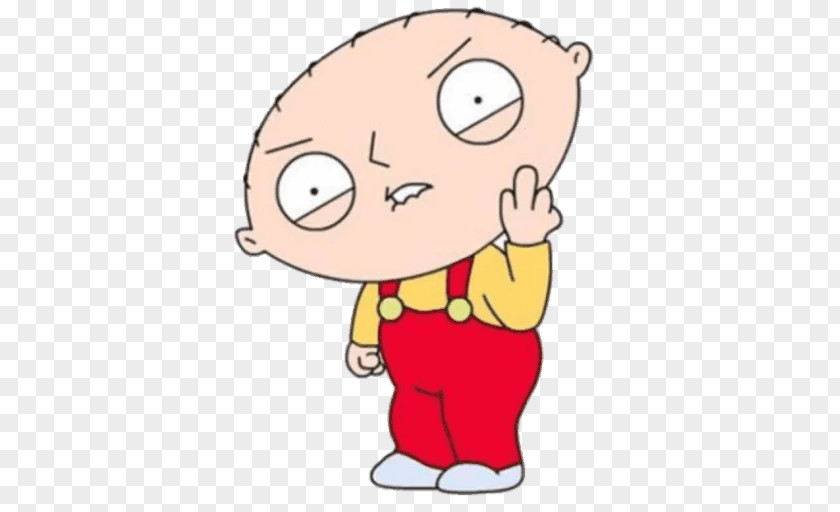 Family Guy Middle Finger Stewie Griffin Cartoon PNG