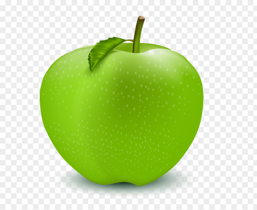 Painted Green Apple Royalty-free Drawing Illustration PNG