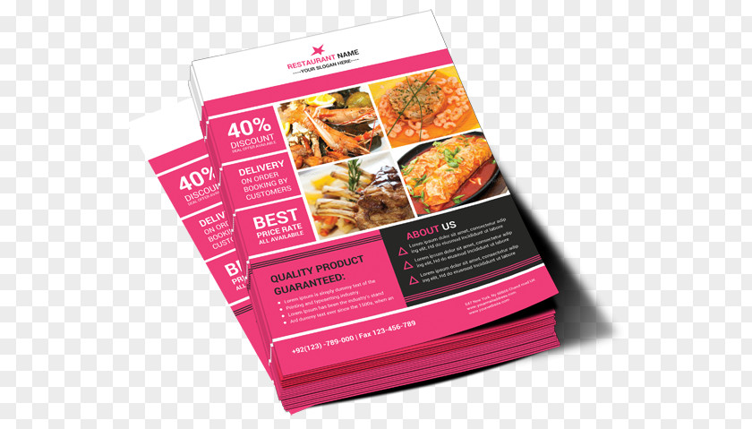 Restaurant Flyer Convenience Food Recipe Meal PNG