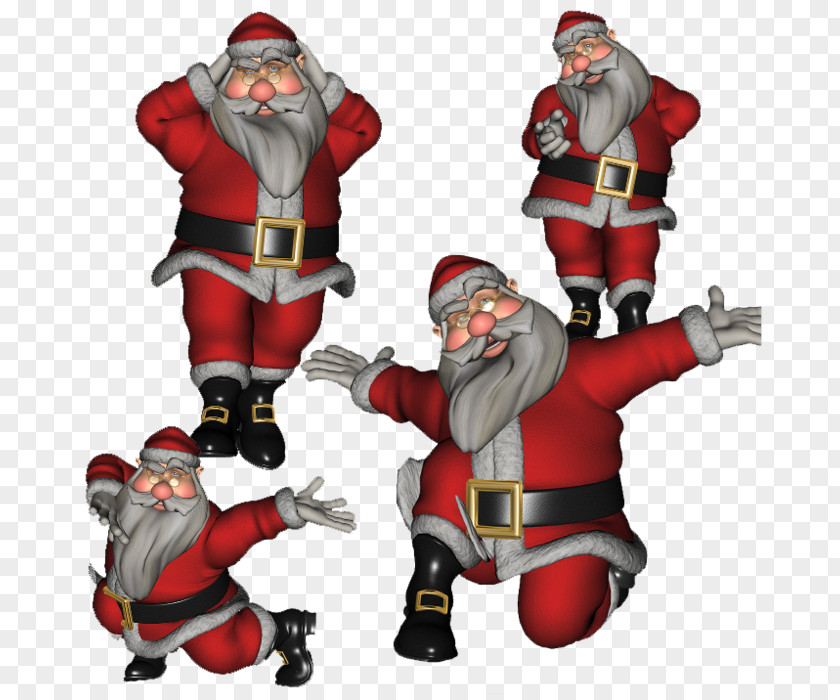 Santa Claus Cartoon Figurine Animaatio PNG