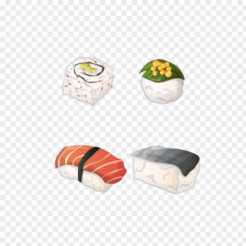 Sushi Japanese Cuisine Euclidean Vector Food PNG