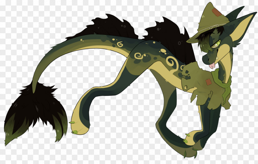 Swamp Horse Dragon Carnivora Cartoon Legendary Creature PNG