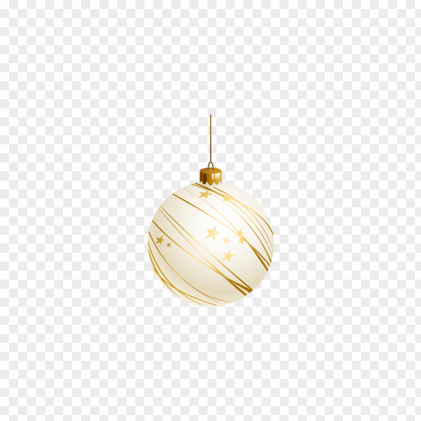 White Christmas Golden Ball PNG