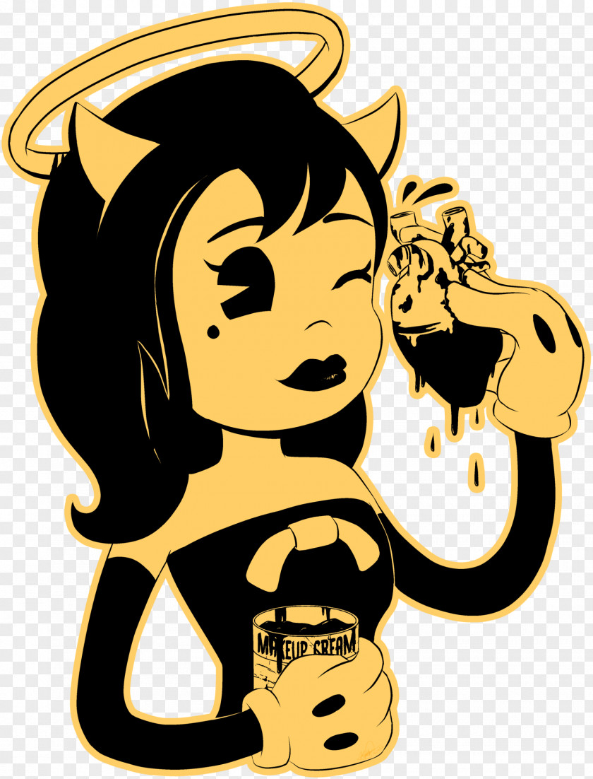 Beauty Cream Bendy And The Ink Machine Digital Art DeviantArt Drawing PNG