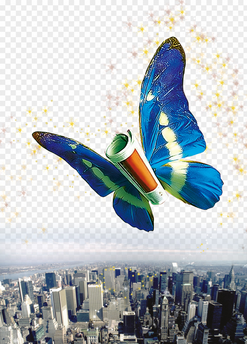 Butterfly Real Property Poster Advertising PNG
