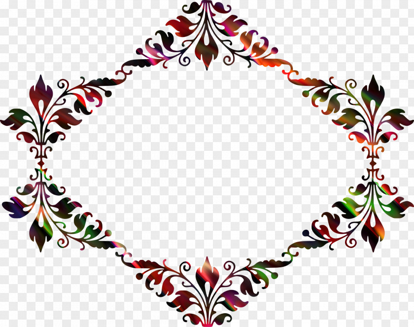 Flower Rattan Decorative Frame Desktop Wallpaper Clip Art PNG