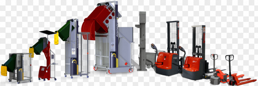 Industry Lifting Equipment Material-handling Bin Tipper PNG