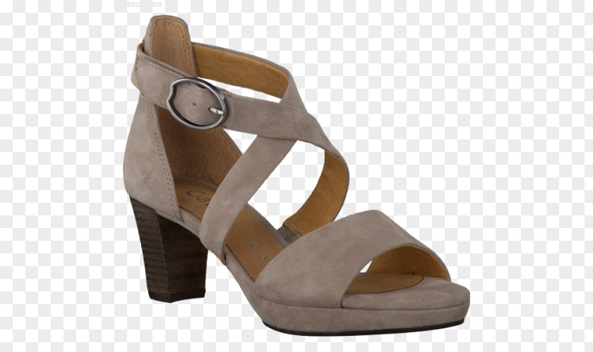 Sandal Gabor Shoes Leather Beige PNG