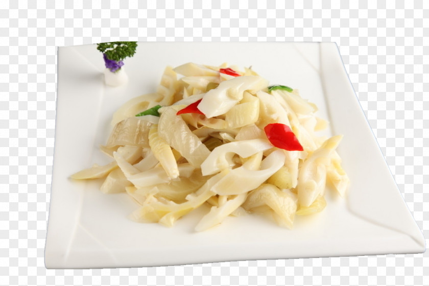 Chili Fried Bamboo Shoots Congee Vegetarian Cuisine Pasta Recipe Shoot PNG