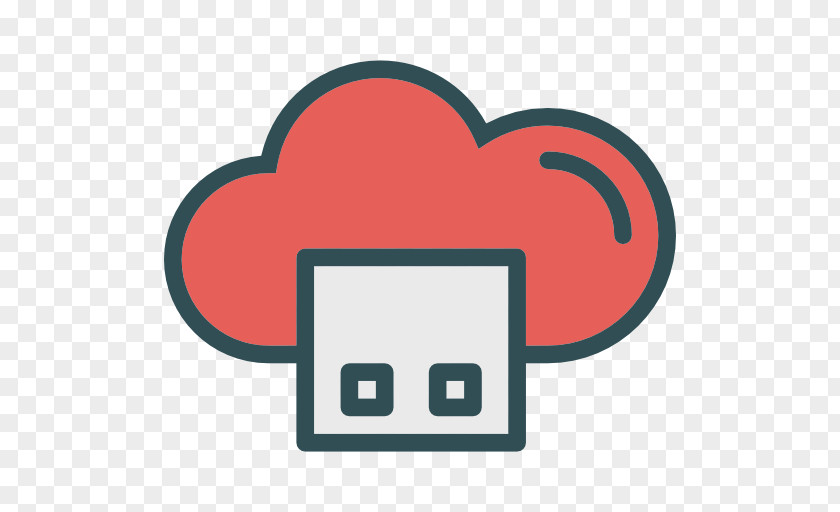 Cloud Computer USB Interface Clip Art PNG