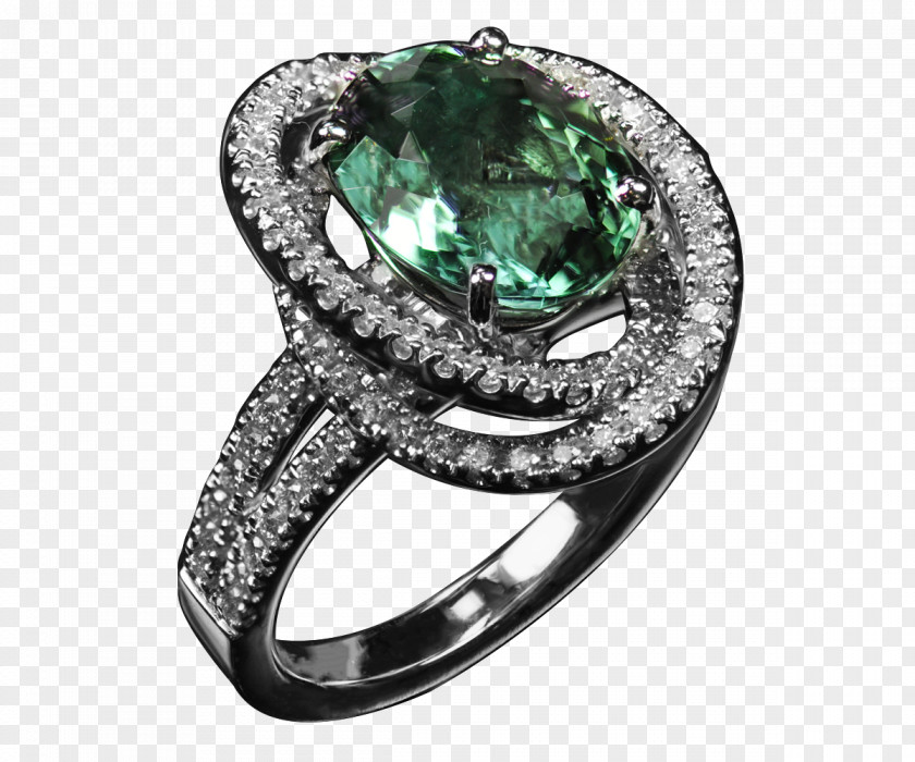 Emerald Ring Wedding Ceremony Supply Silver Diamond PNG