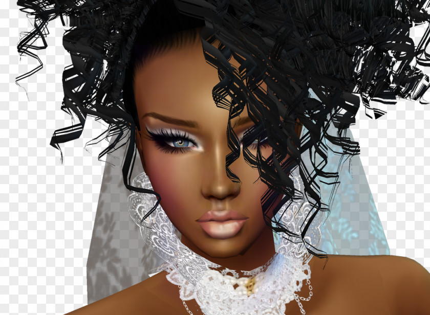 Hair Long Coloring Afro PNG
