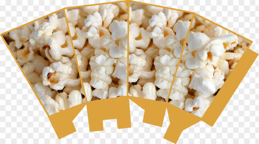 Paper Craft Popcorn Kettle Corn Box Food Dish PNG