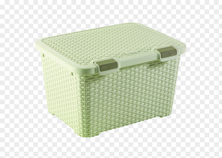 Rattan Basket Plastic Drawer Container PNG