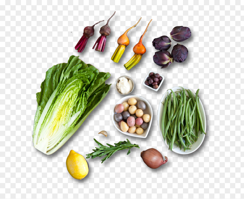 Vegetable Leaf Salad Nicoise Crudités Vegetarian Cuisine Shallot PNG