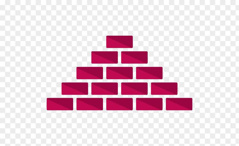 A Pile Of Red Bricks Brick Icon PNG