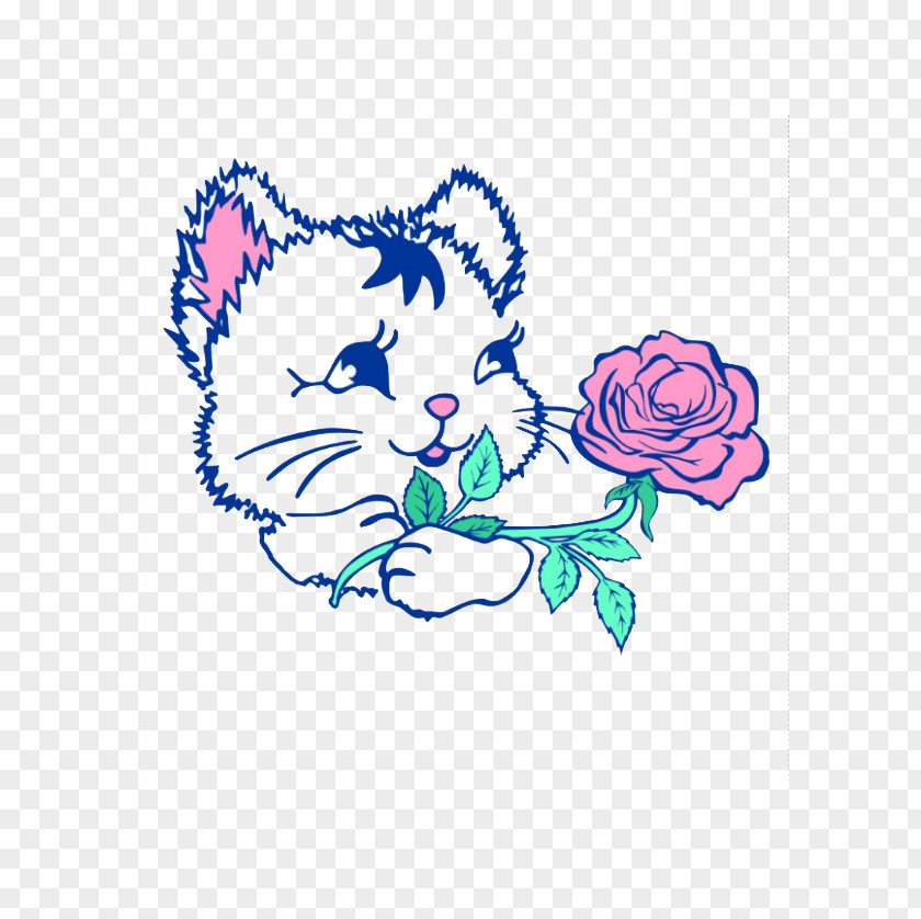 Cartoon Cat Pattern PNG