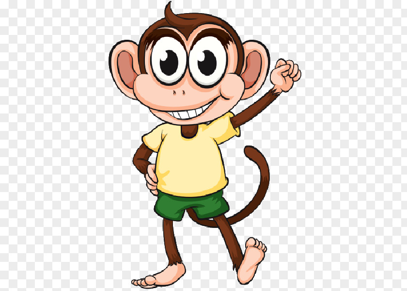 Cartoon Monkey Baby Monkeys Clip Art PNG